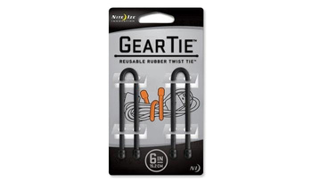 Nite Ize - Gear Tie 6'' - Czarny - 2Pack - GT6-2PK-01