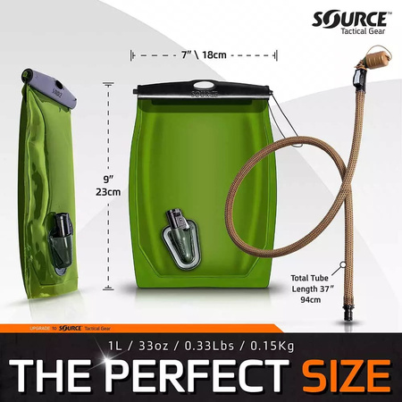 System hydracyjny Source Tactical Kangaroo 1L Black Cover